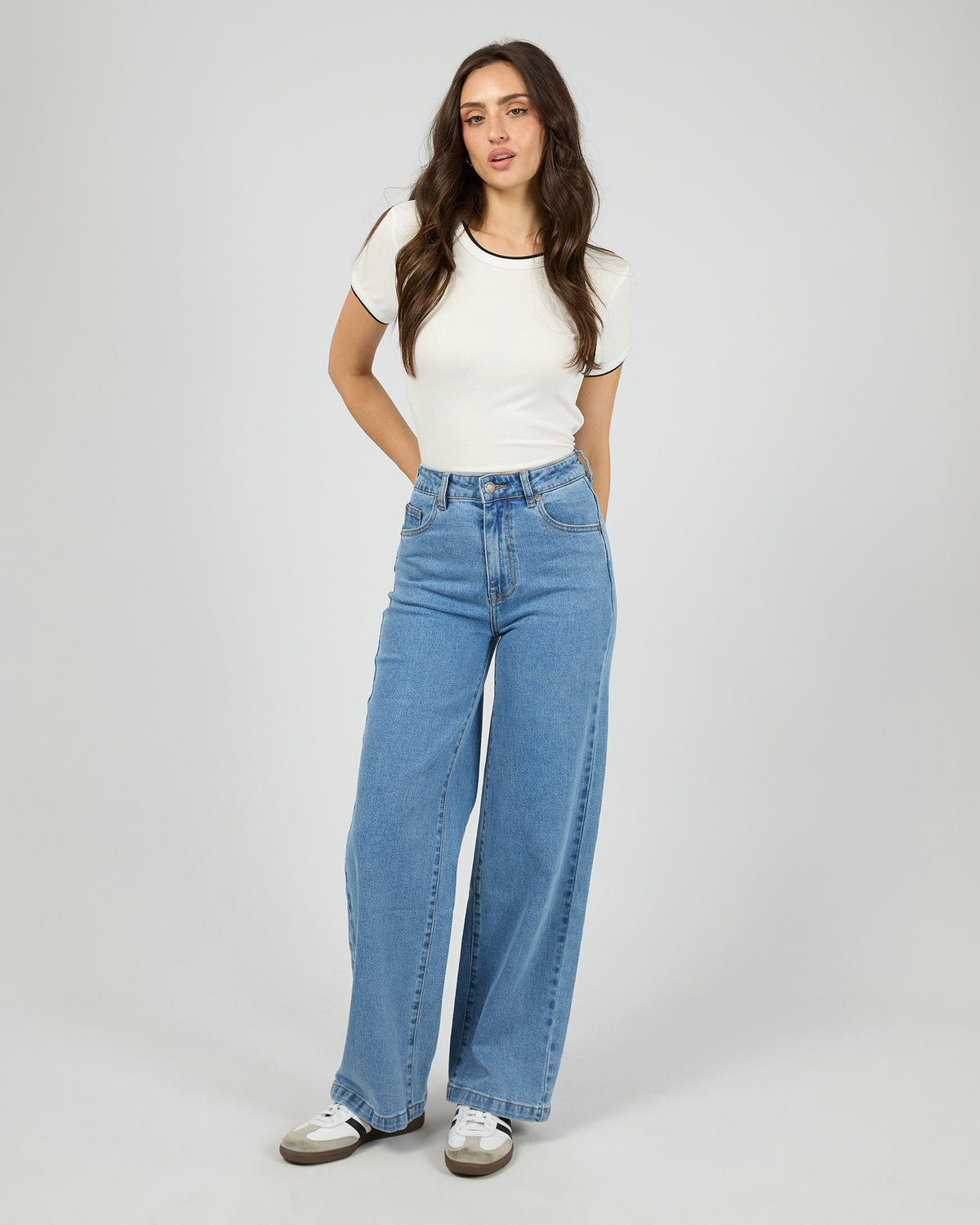 Jacqui Wide Leg Light Blue