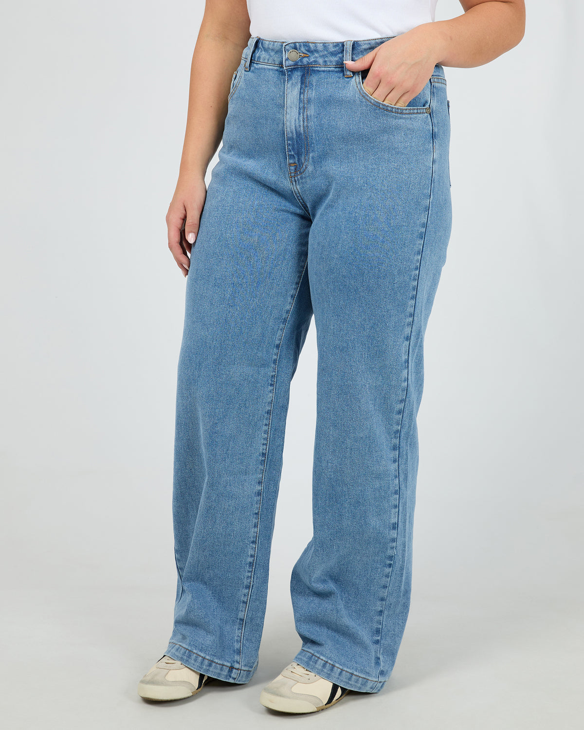 Jacqui Wide Leg Light Blue
