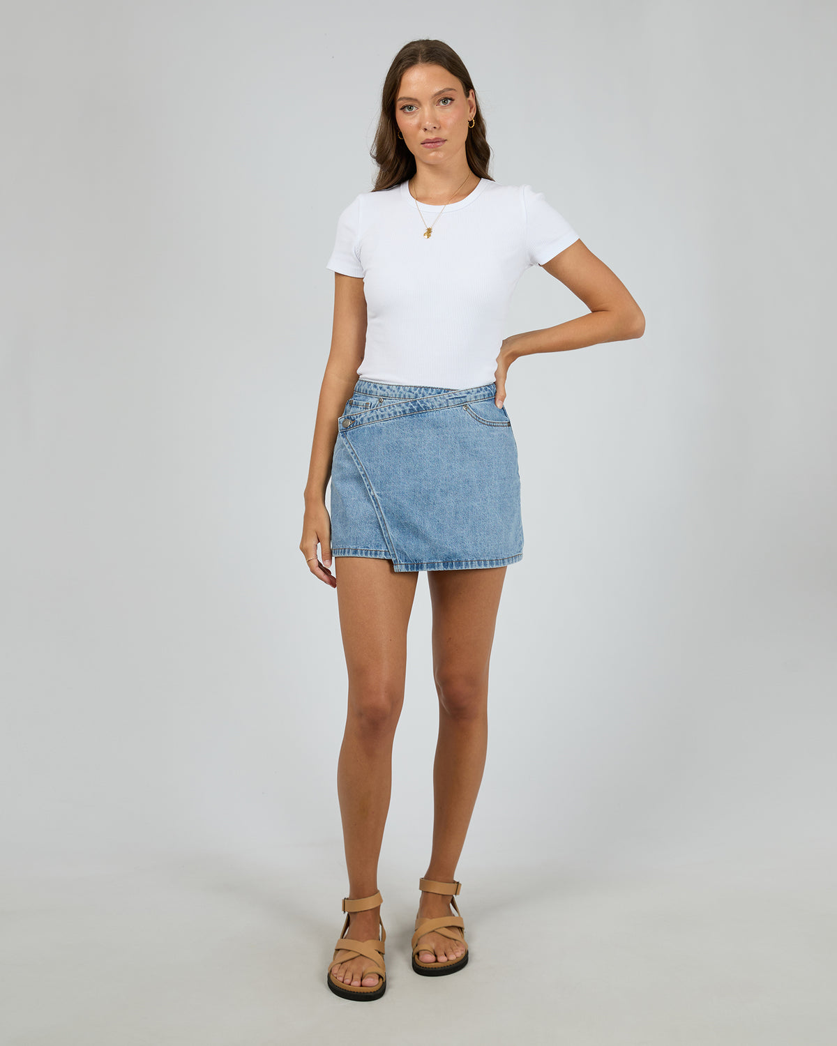 Lenni Mini Skort Light Blue