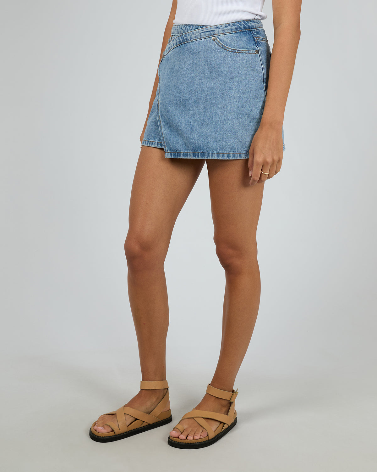 Lenni Mini Skort Light Blue