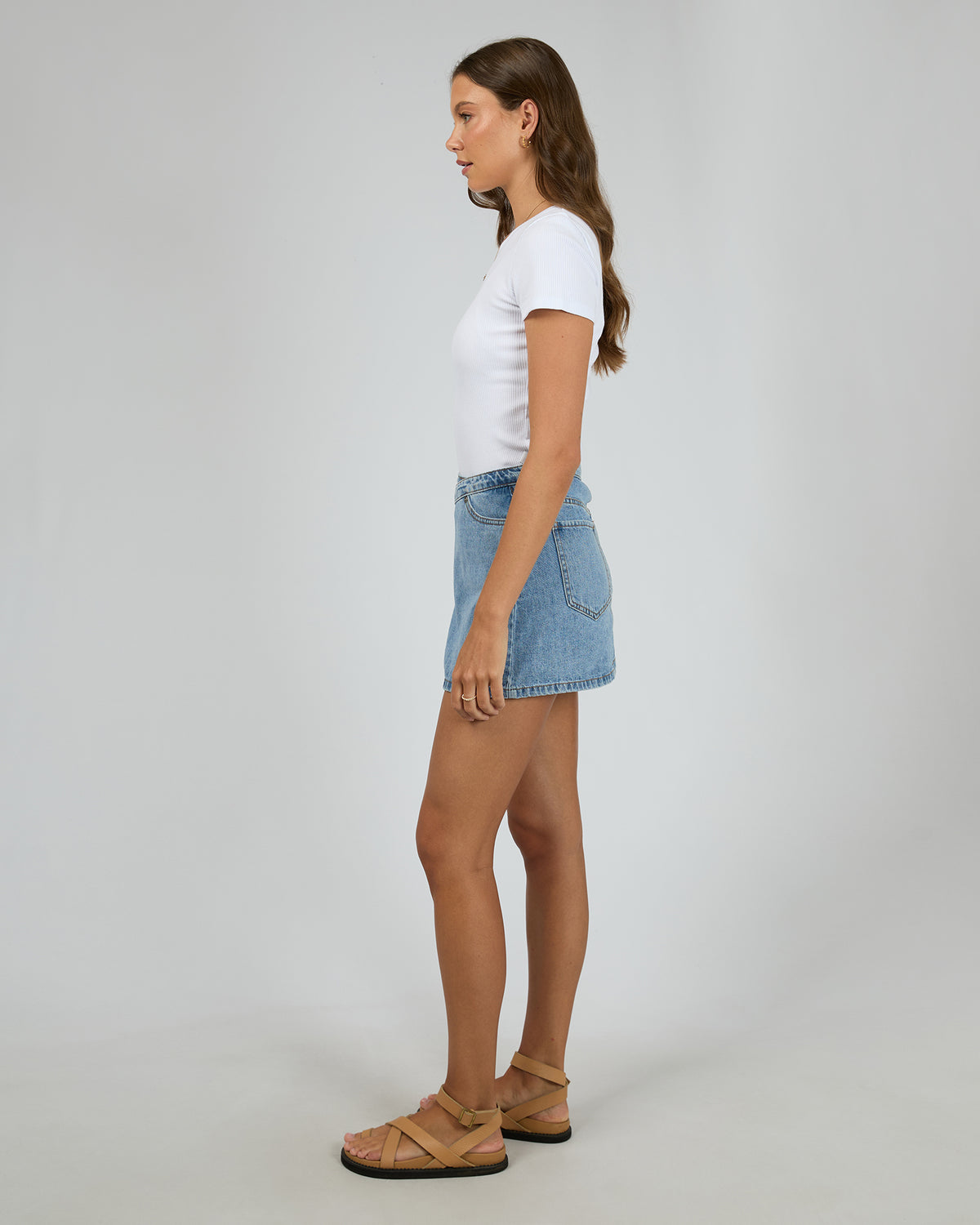 Lenni Mini Skort Light Blue