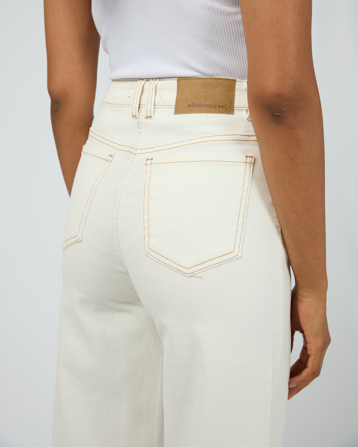 Jacqui Wide Leg Vintage White