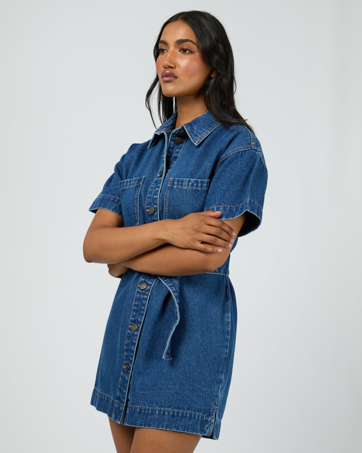 Sunny Denim Dress Heritage Blue