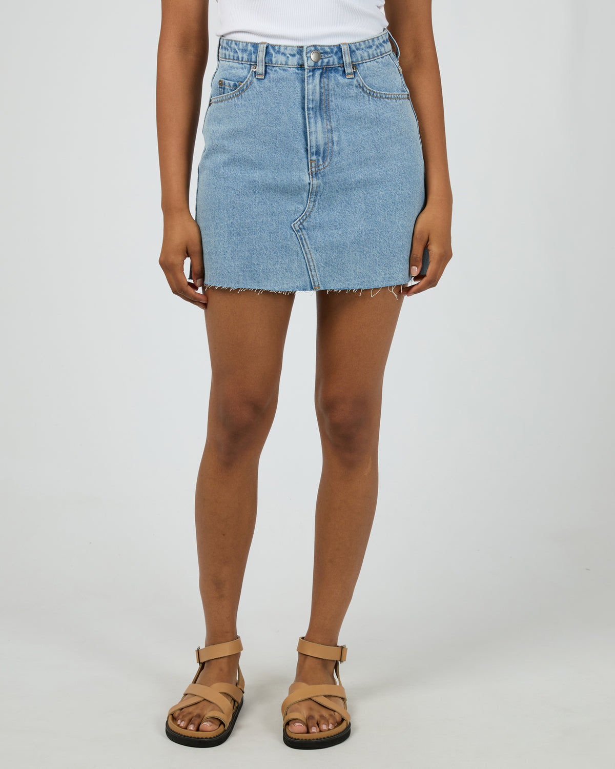 Margot Denim Skirt Light Blue