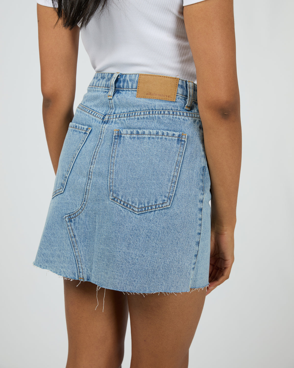 Margot Denim Skirt Light Blue