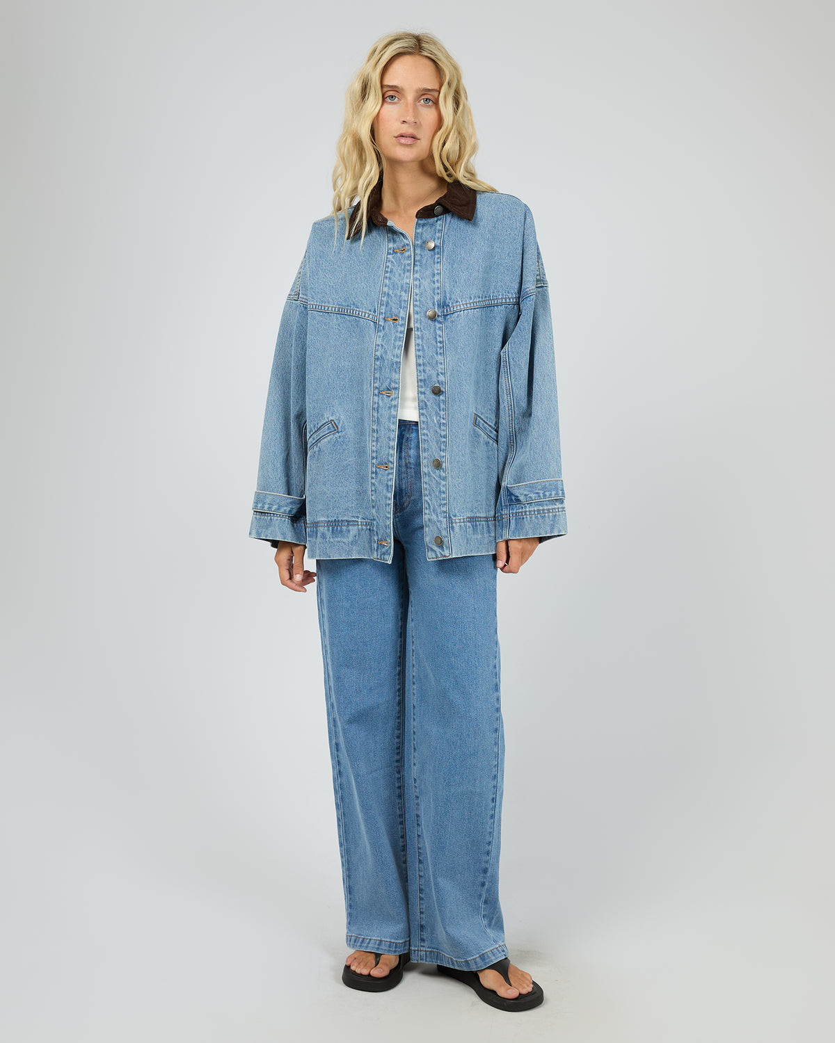 Tommy Denim Barn Jacket Light Blue