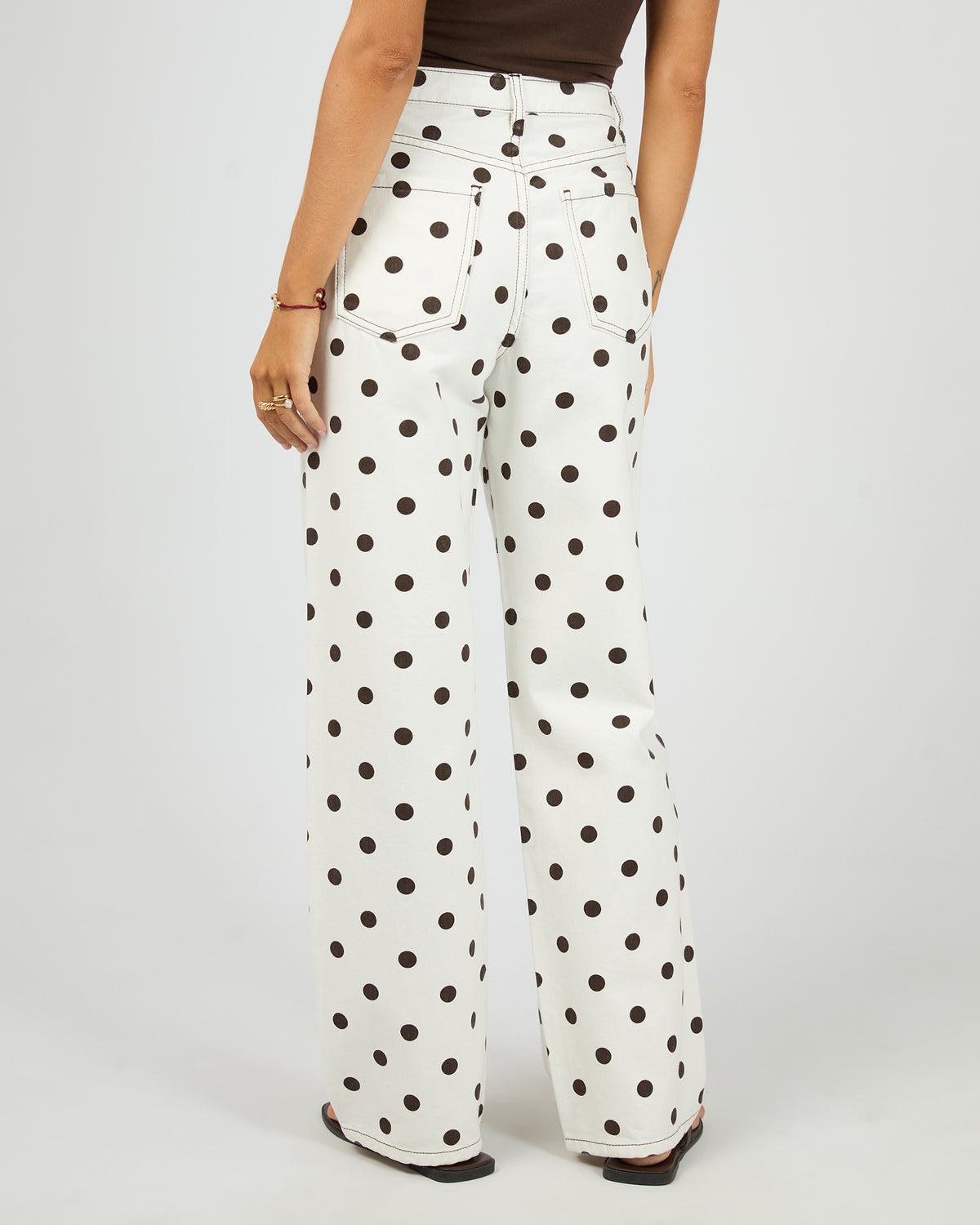 Zia Relaxed Straight - Polka Dot Spot