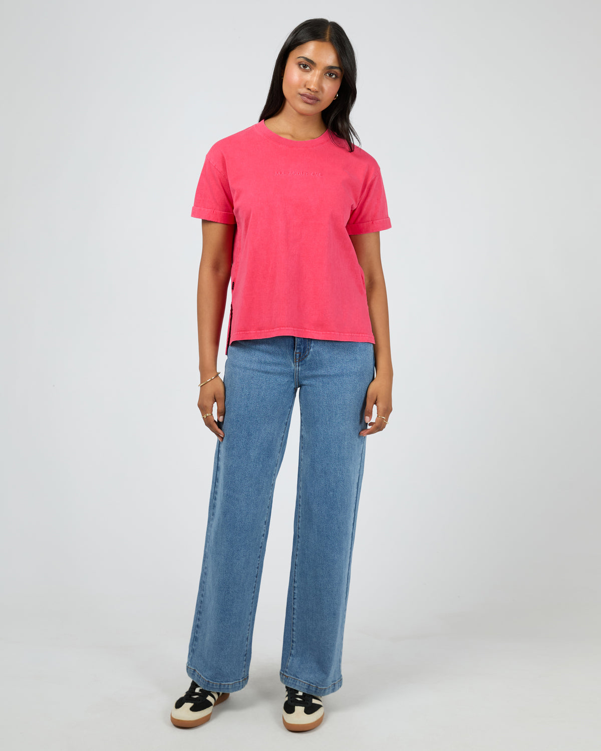 Aae Washed Tee Berry