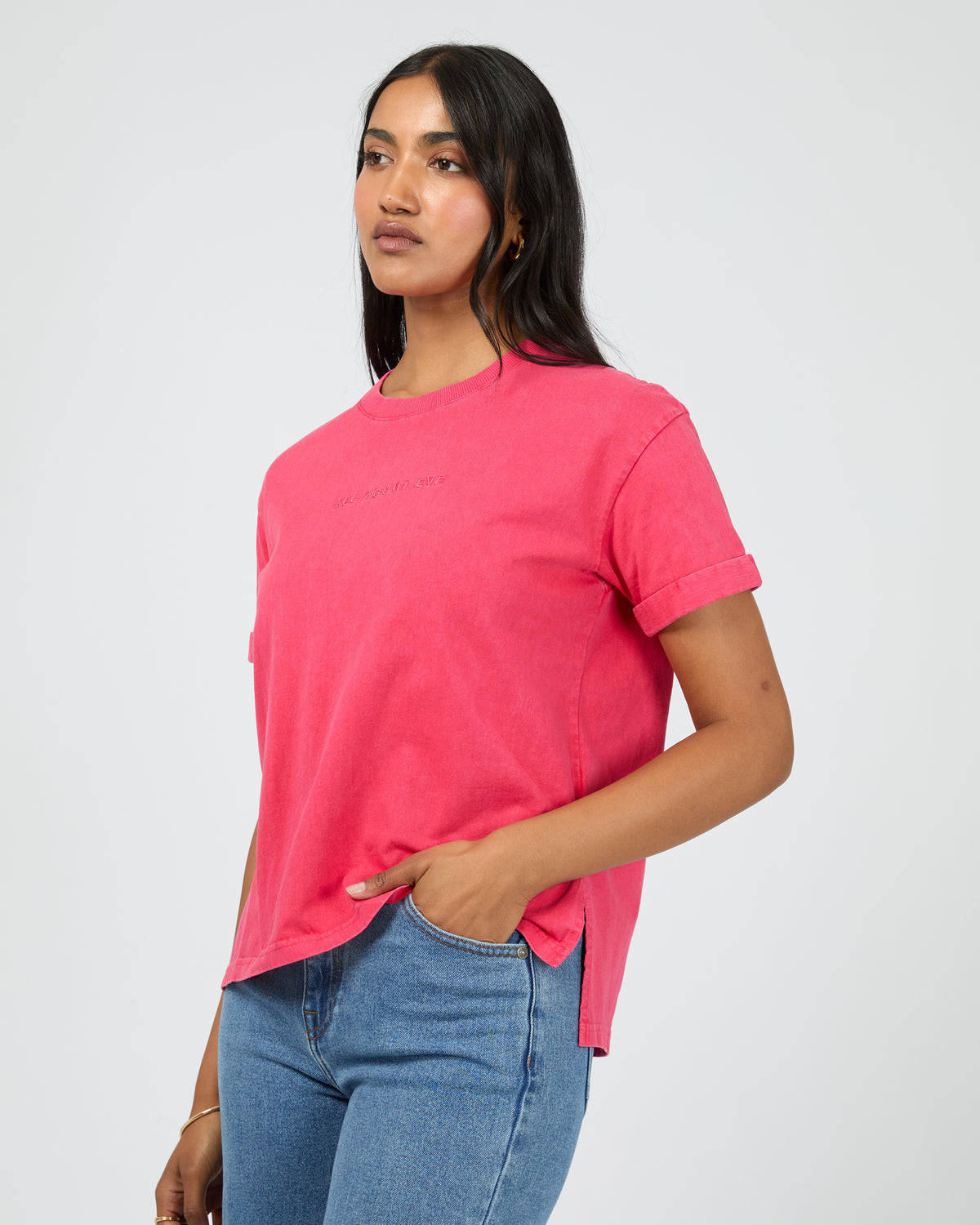 Aae Washed Tee Berry