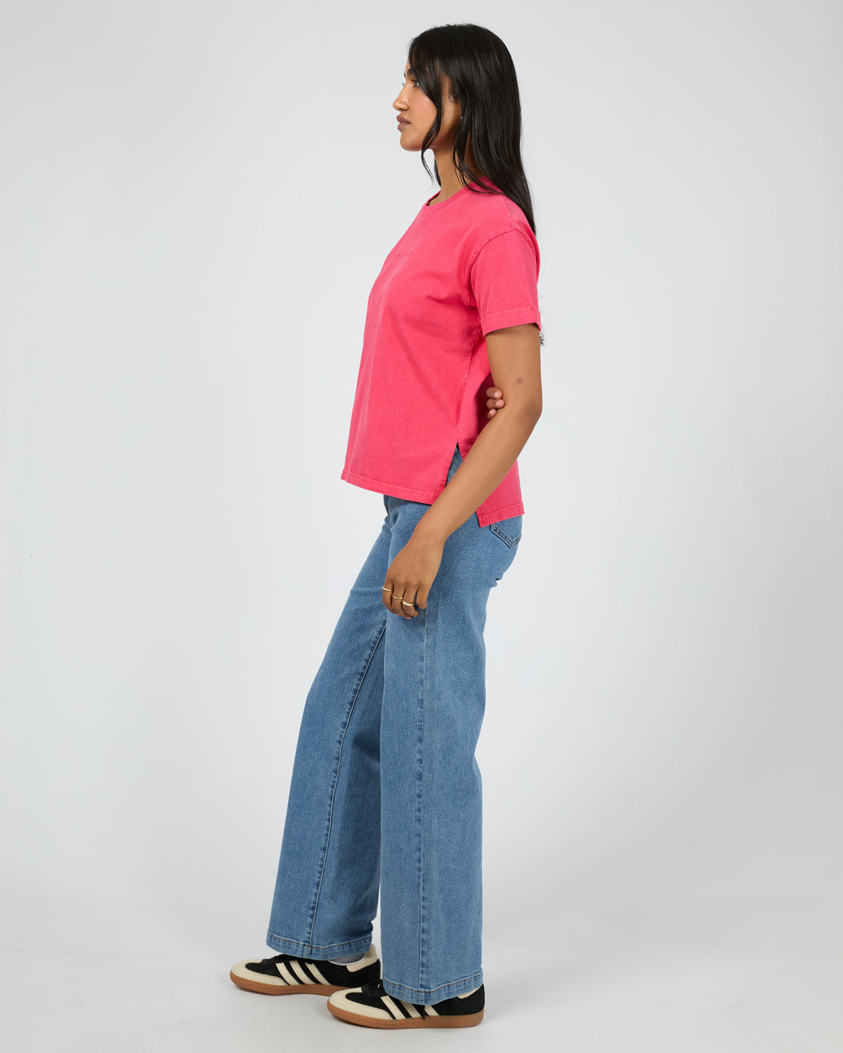 Aae Washed Tee Berry
