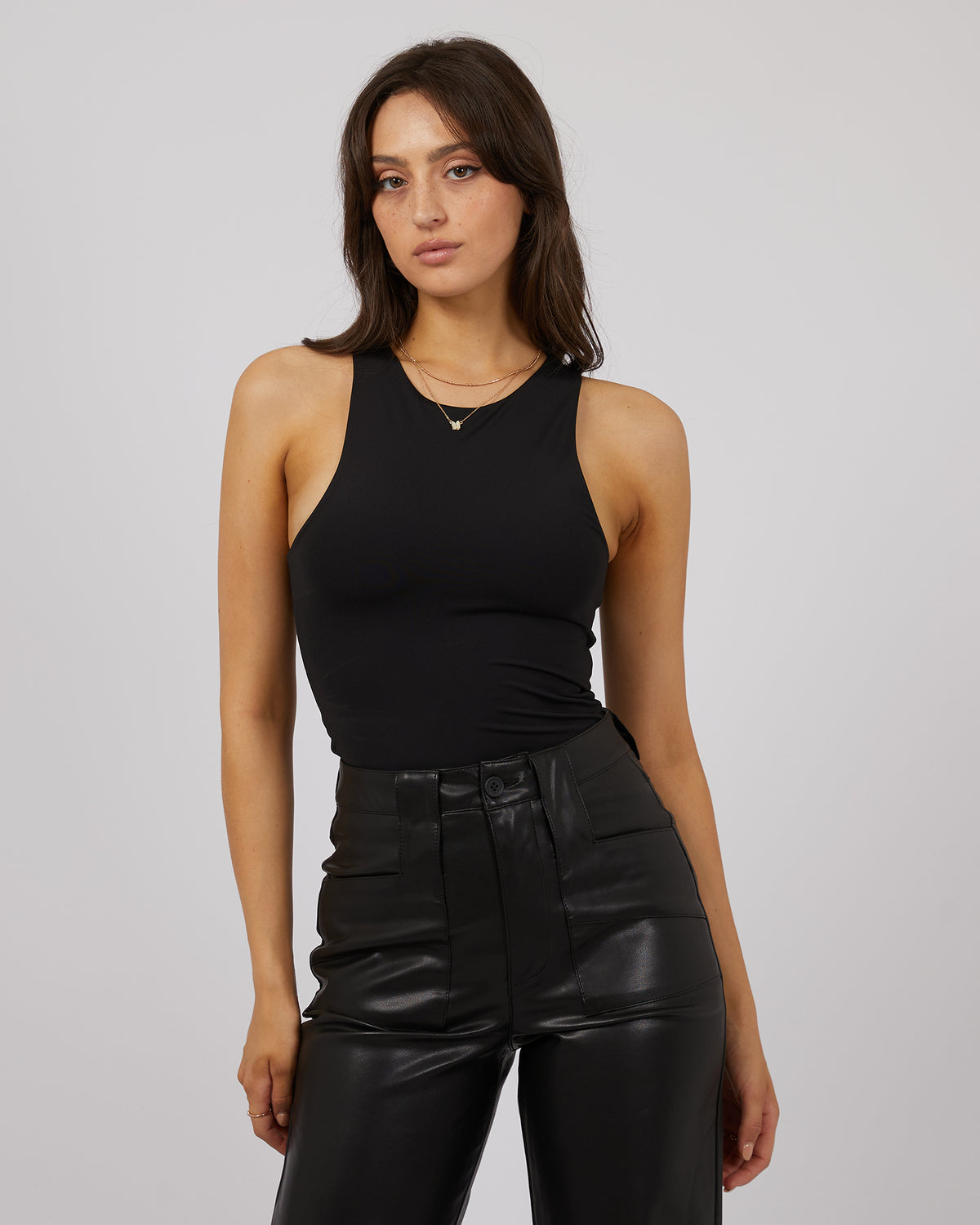 Eve Staple Bodysuit Black