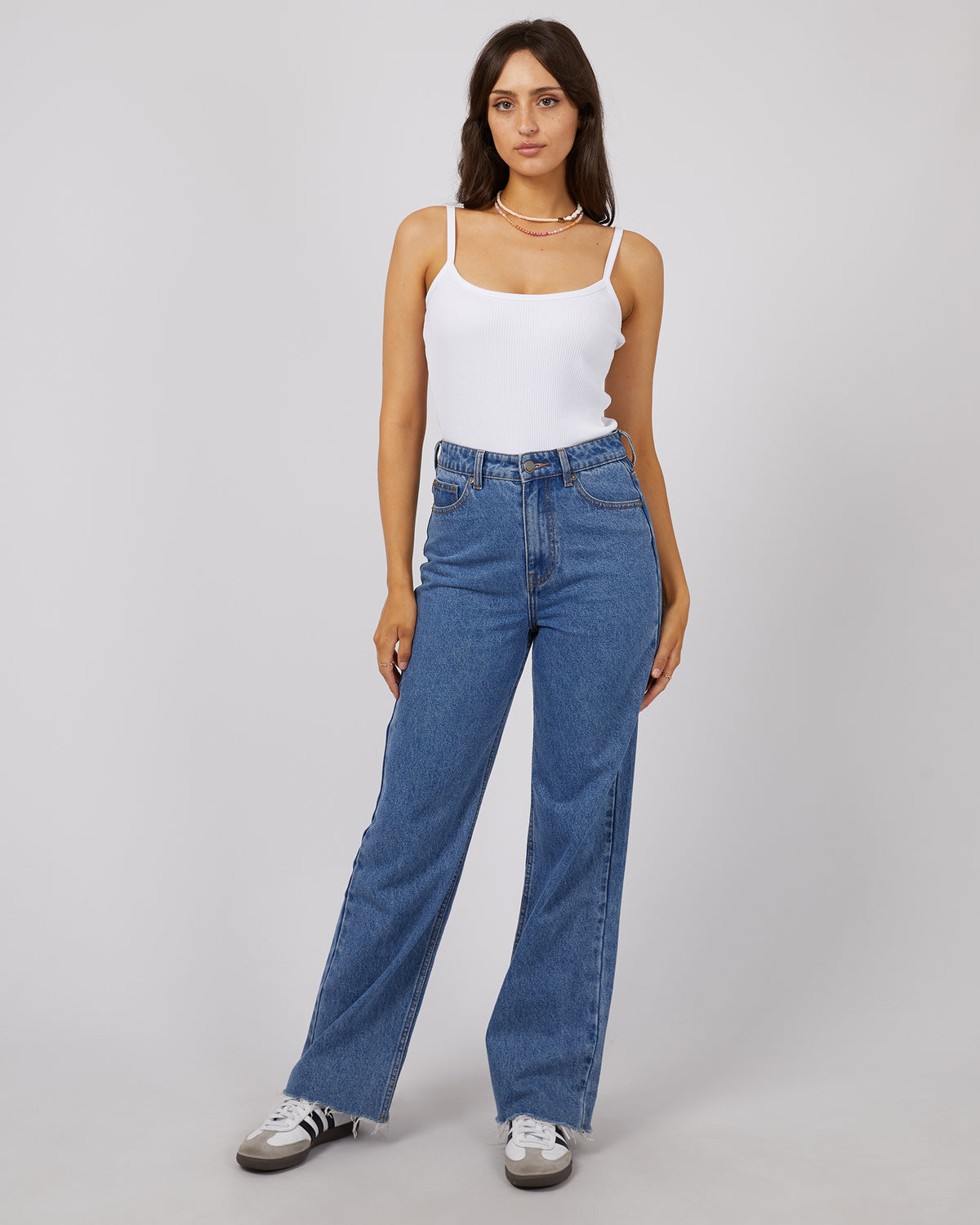 Eve Baby Rib Cami White
