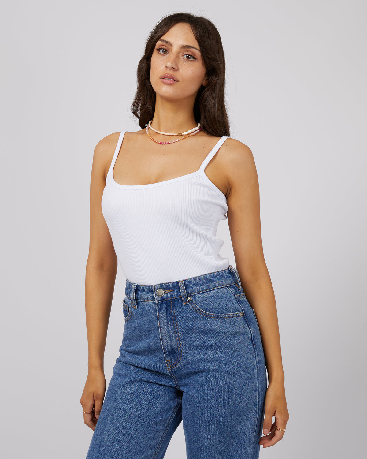 Eve Baby Rib Cami White