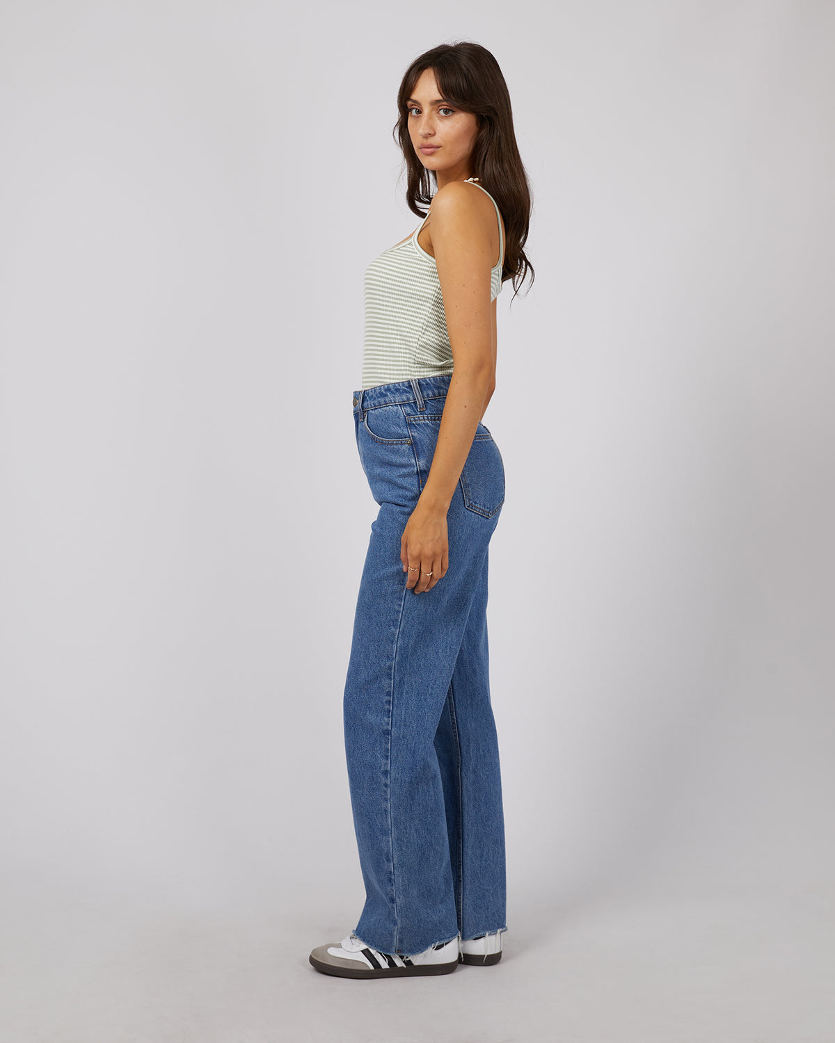 Eve Rib Stripe Cami Surf
