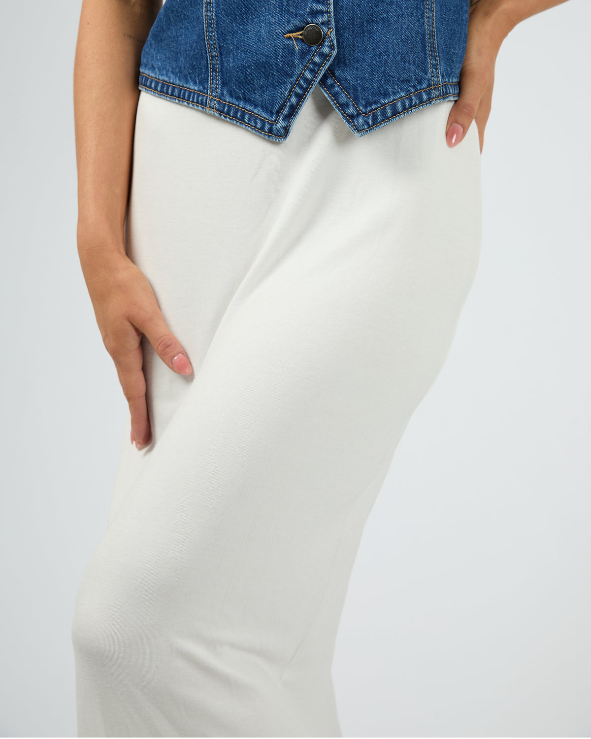 Eve Every Day Maxi Skirt Vintage White