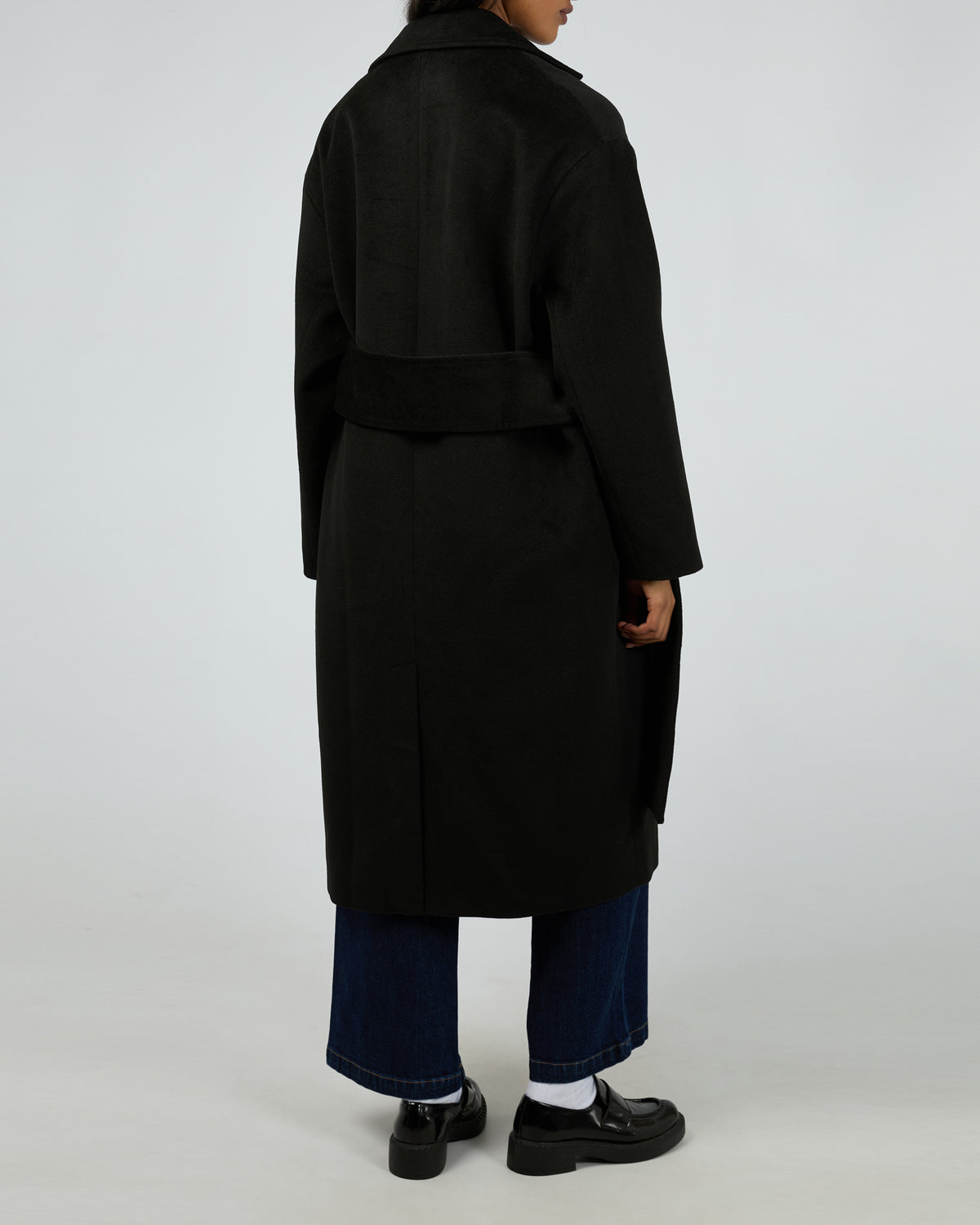 Eve Luxe Basic Coat Black