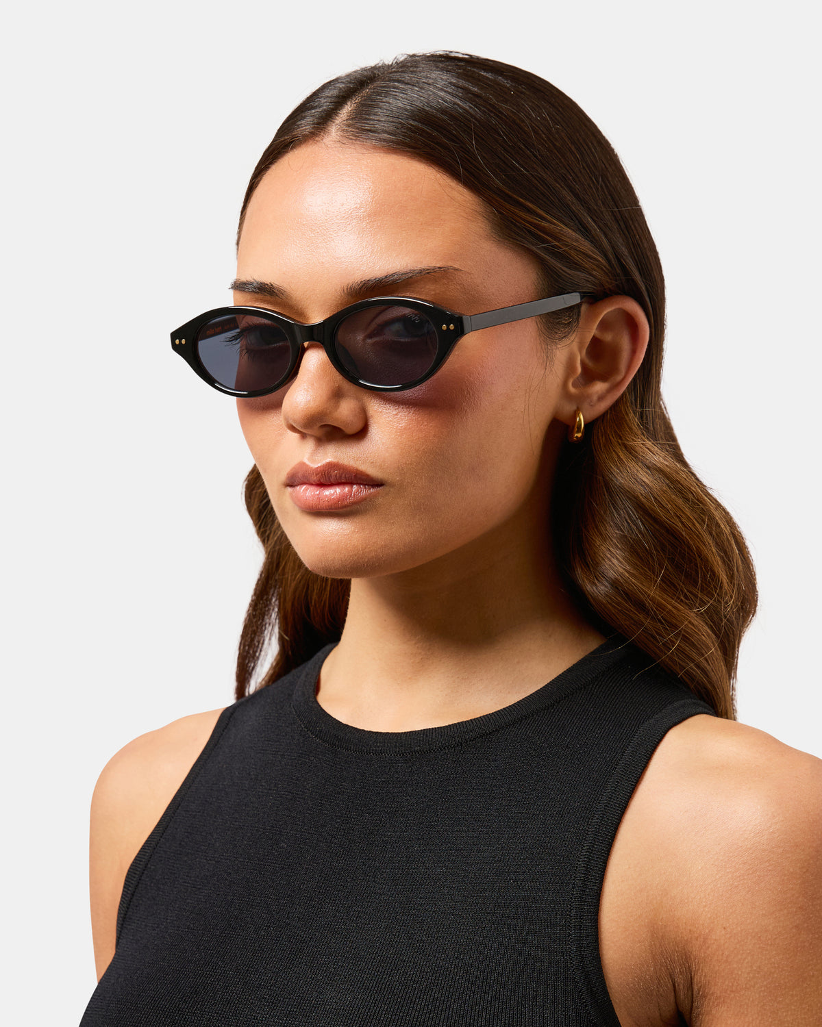 Alva Sunglasses Black/Smoke