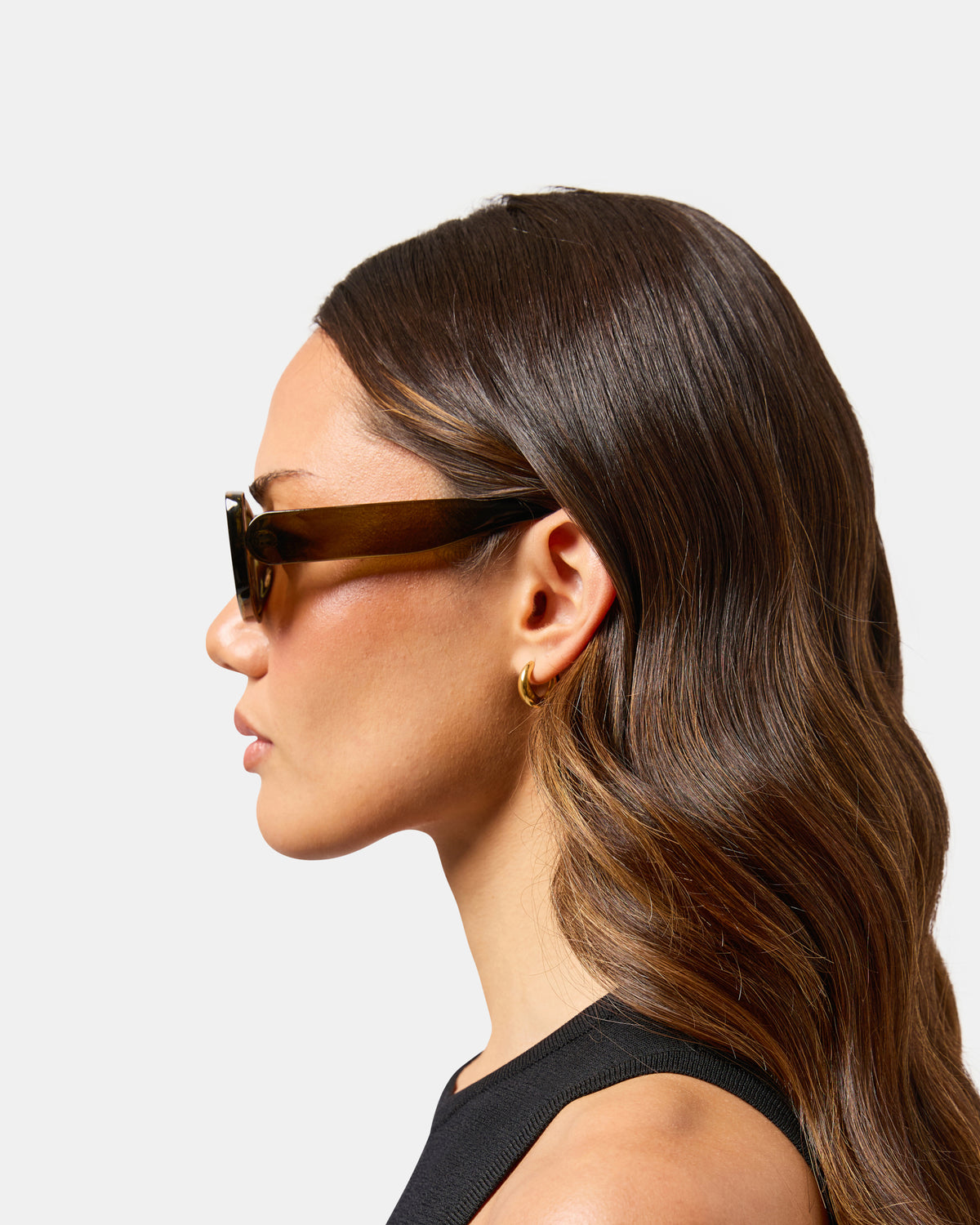 Freja Sunglasses Cry Green/Brown