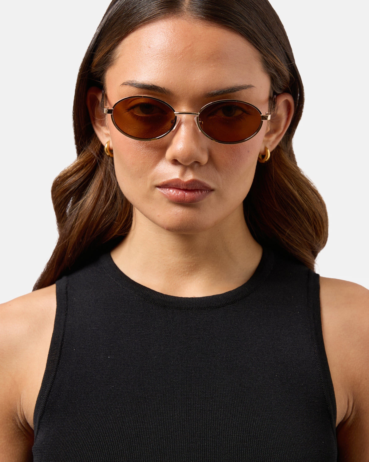 Asta Sunglasses Mocha Gld/Smk-Brwn