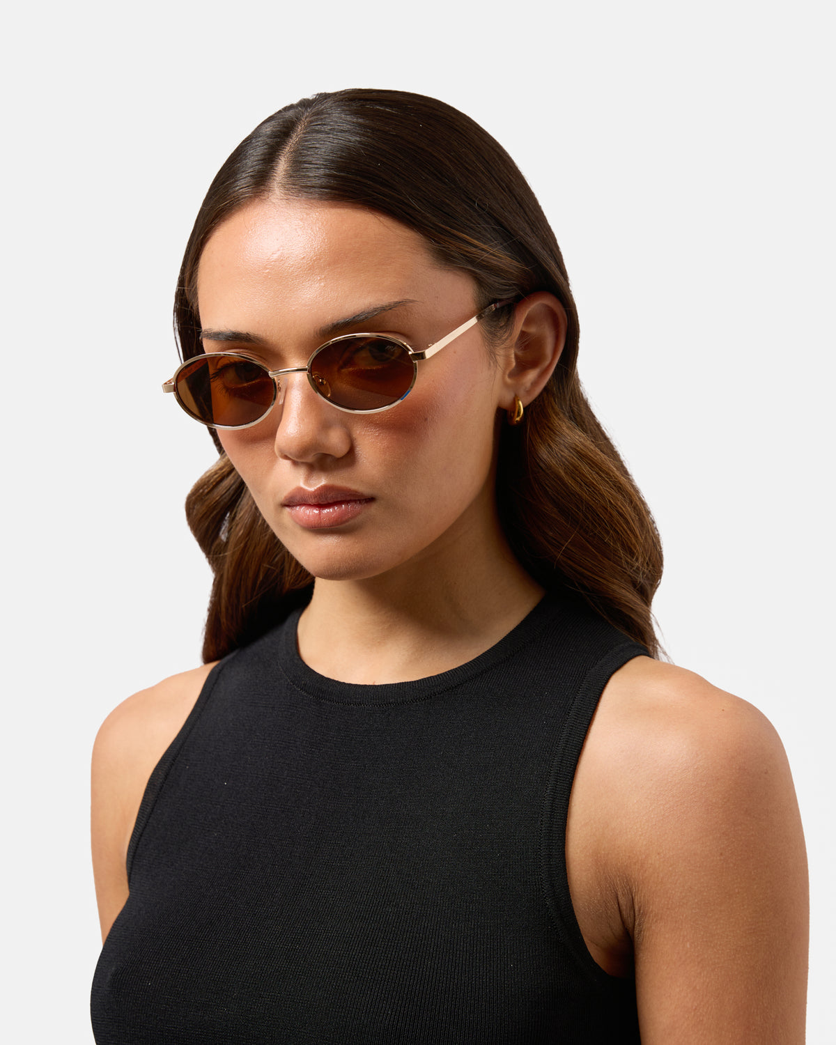 Asta Sunglasses Mocha Gld/Smk-Brwn