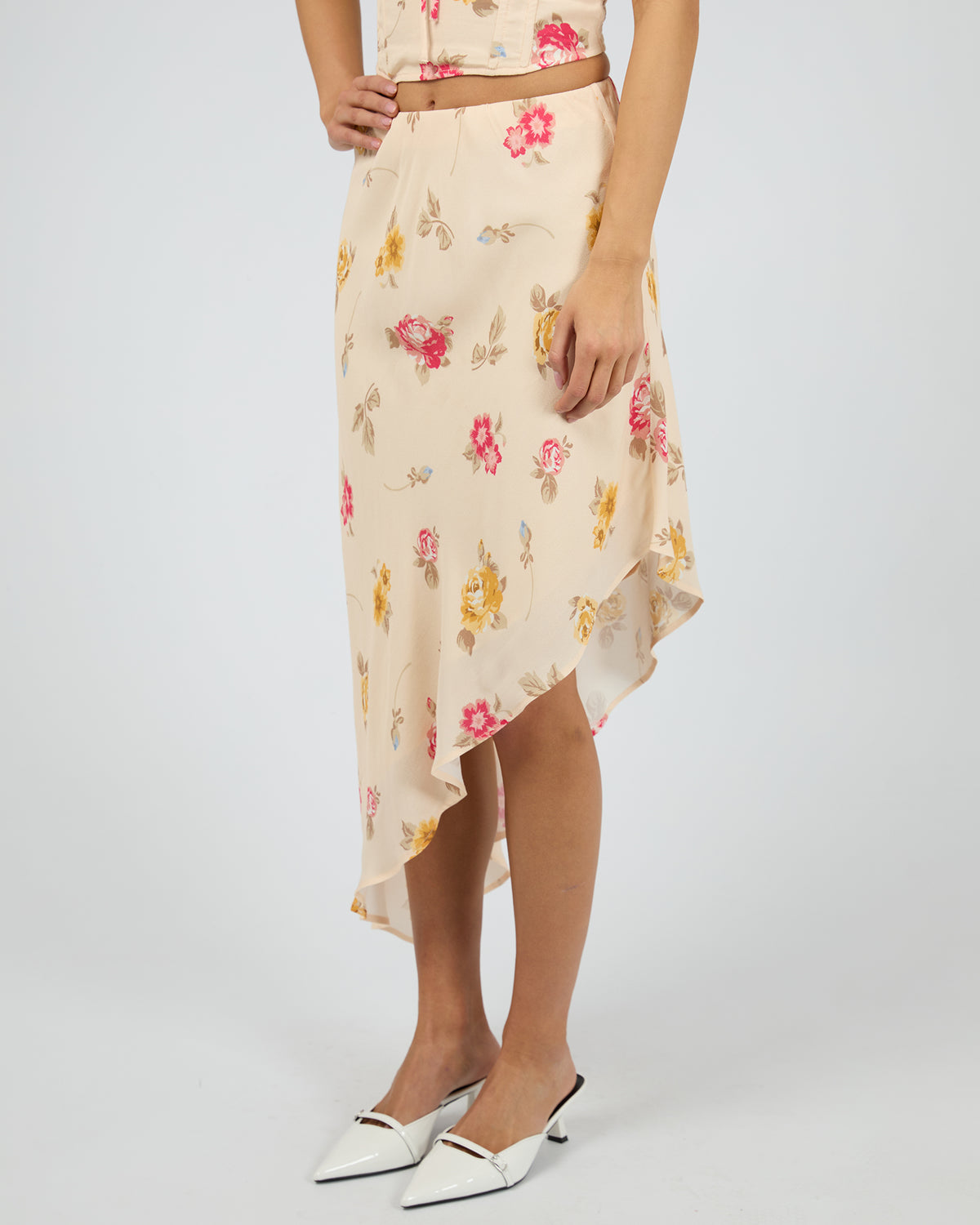 Madelyn Print Asymetric Skirt