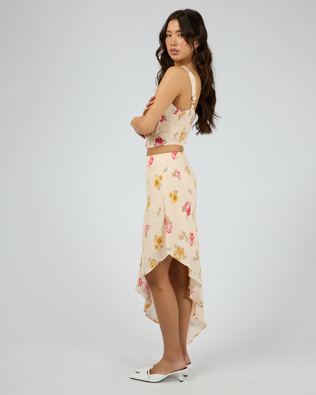 Madelyn Print Asymetric Skirt