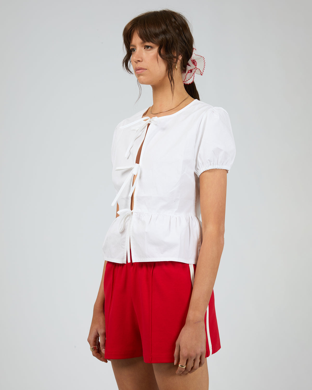 Elara Blouse Top White