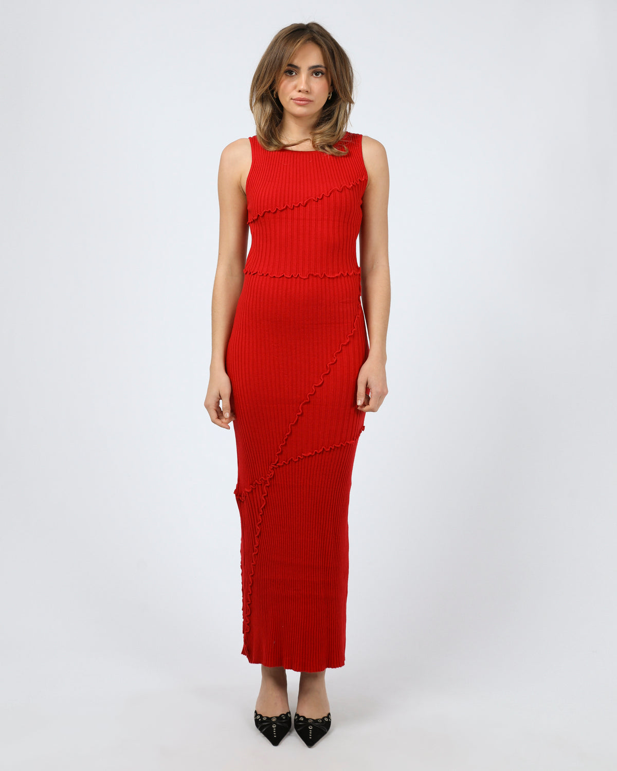 Elsie Maxi Dress Red