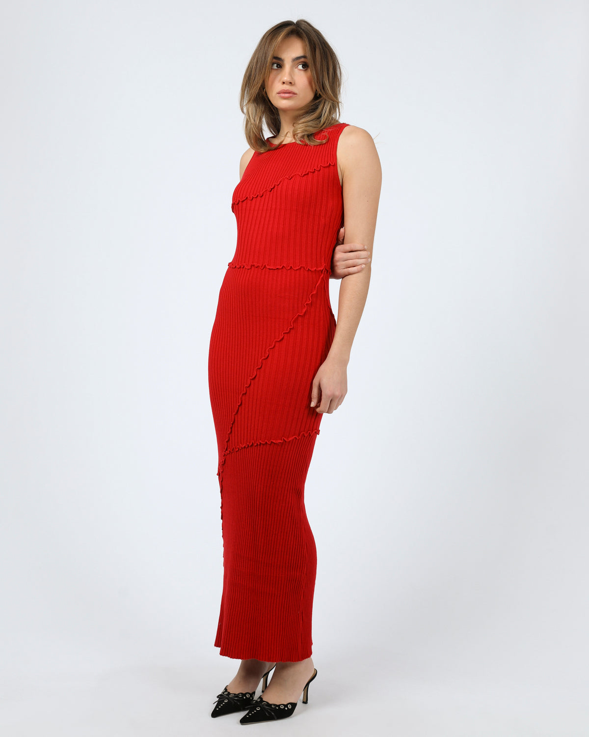 Elsie Maxi Dress Red