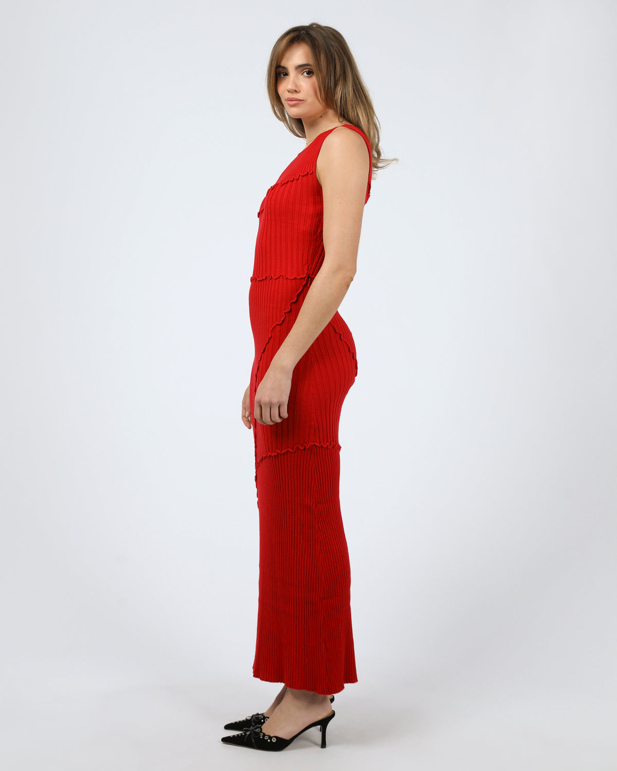 Elsie Maxi Dress Red