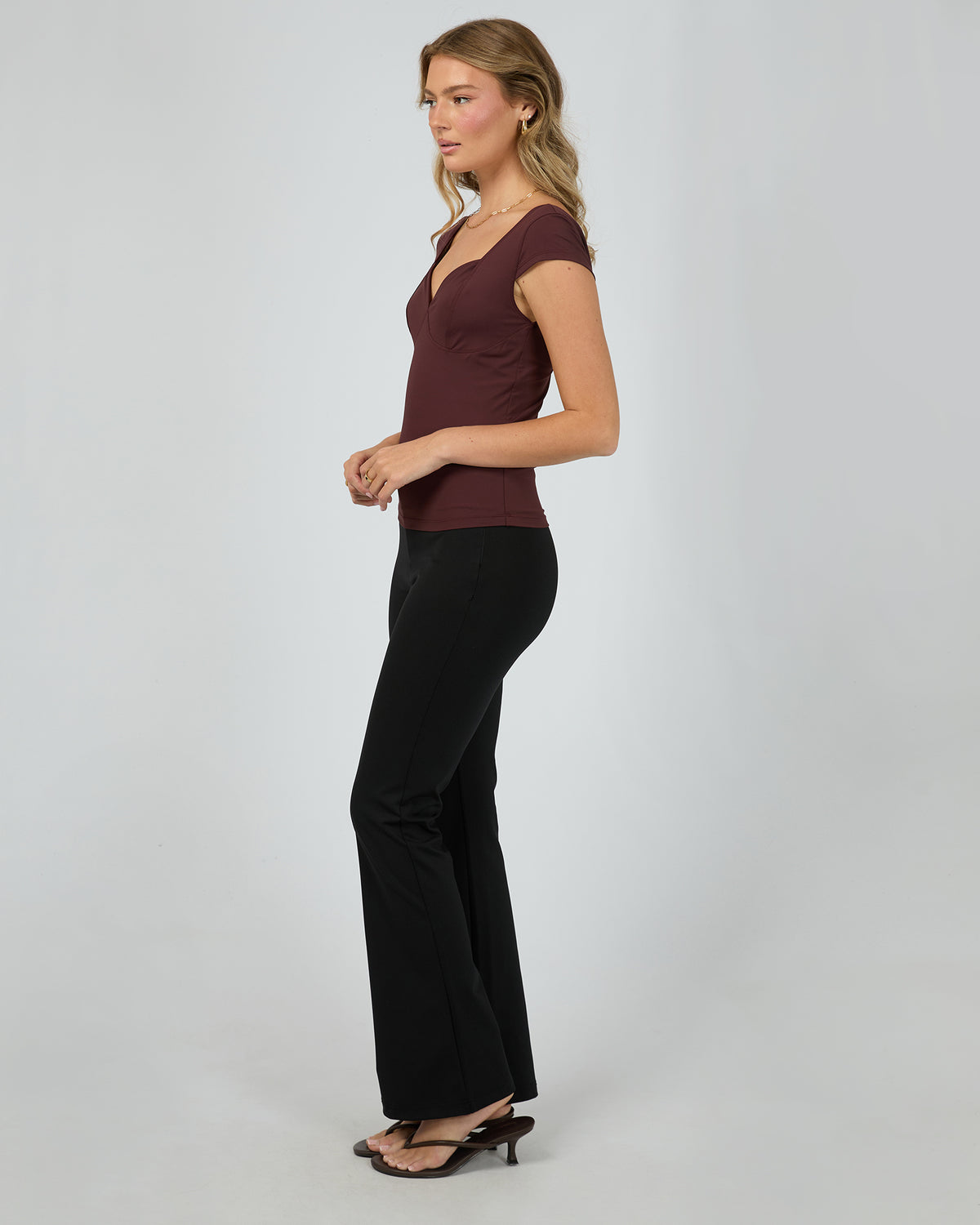 Hattie Top Burgandy