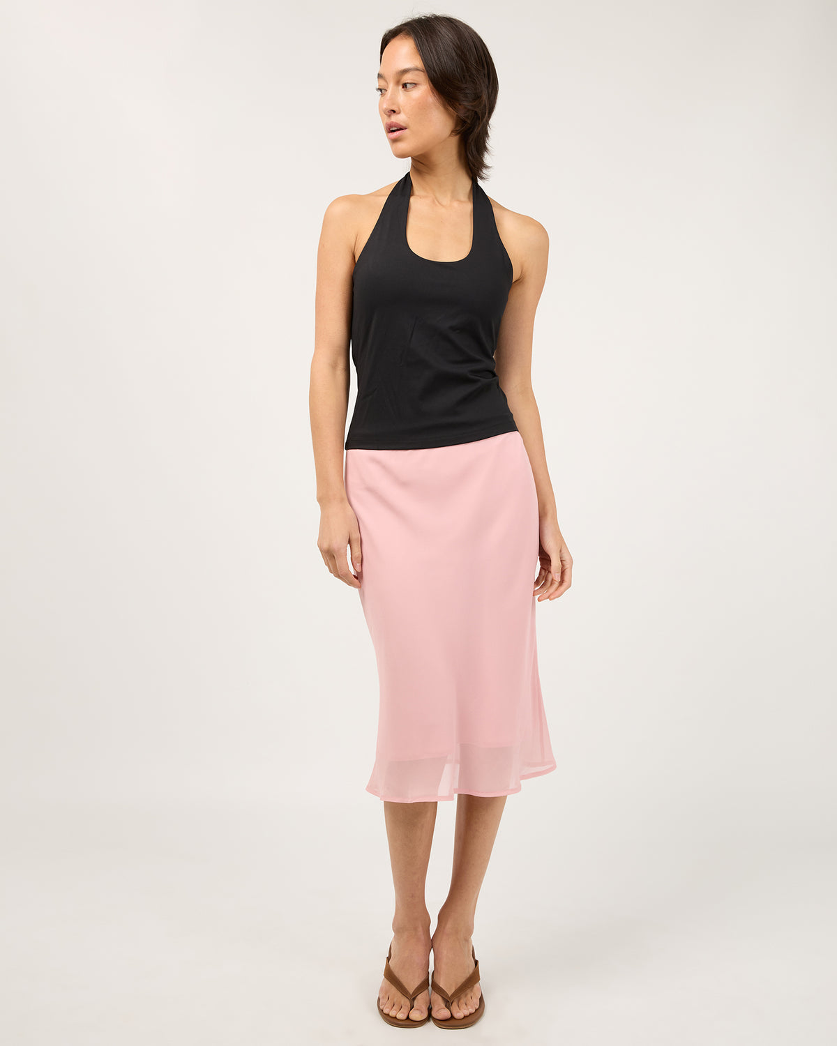Kyra Midi Skirt Pink