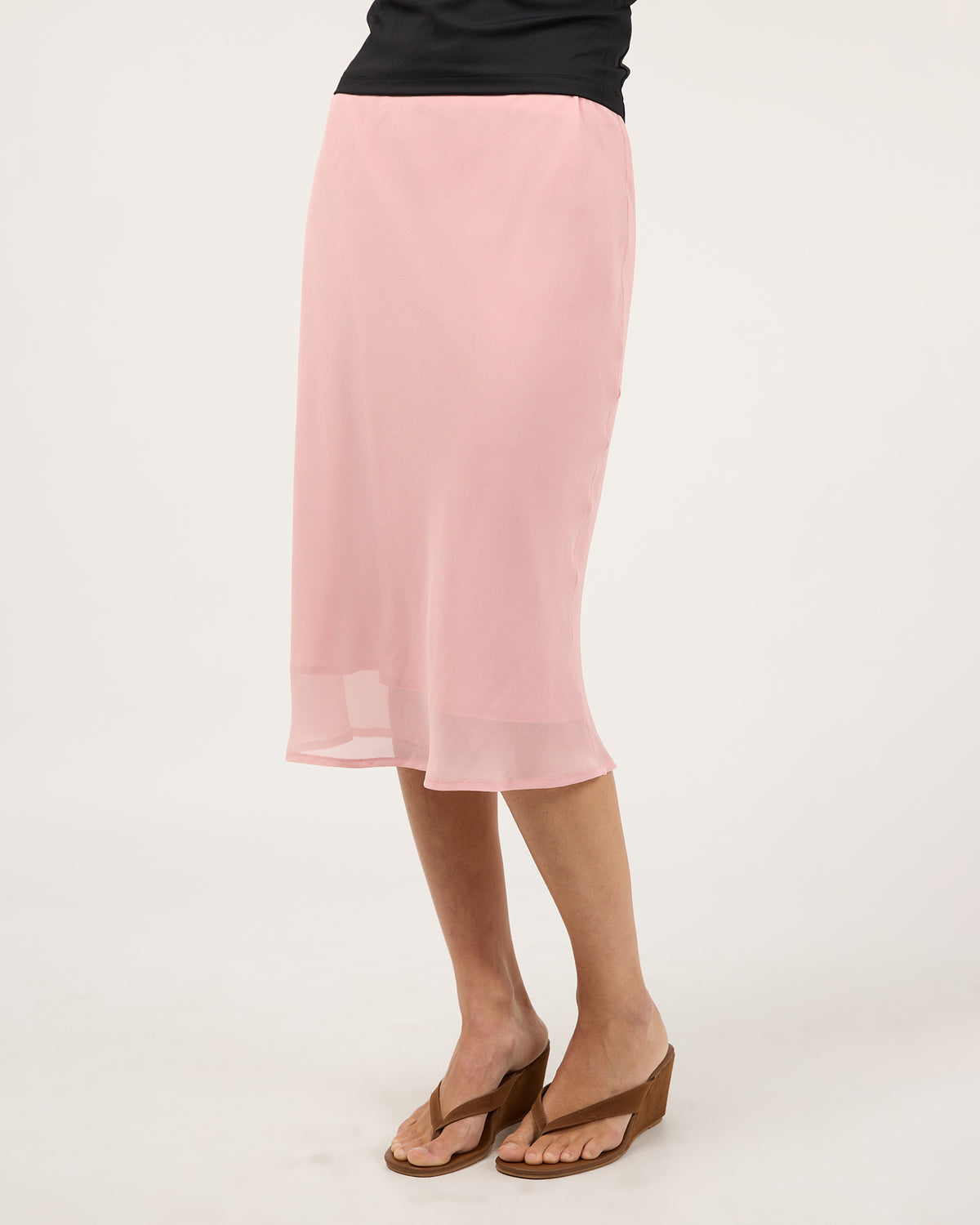 Kyra Midi Skirt Pink