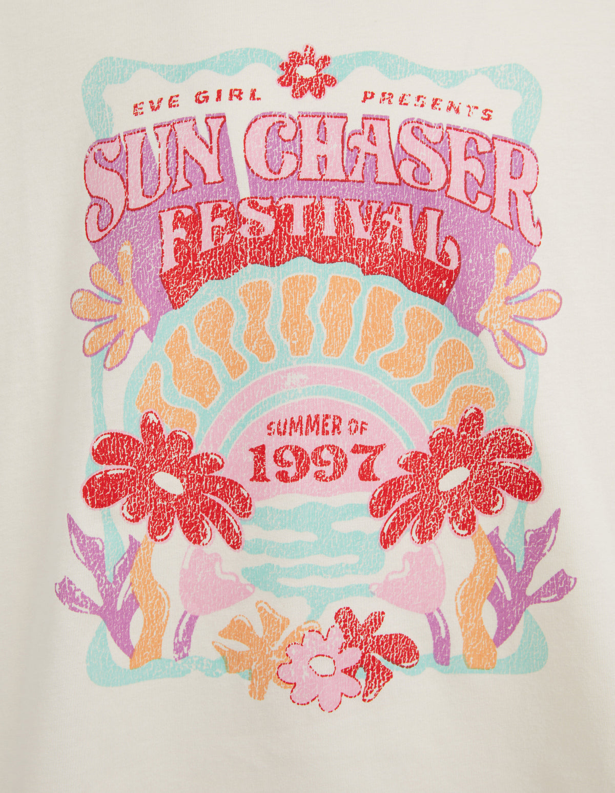 Teen Sun Chaser Tee Vintage White