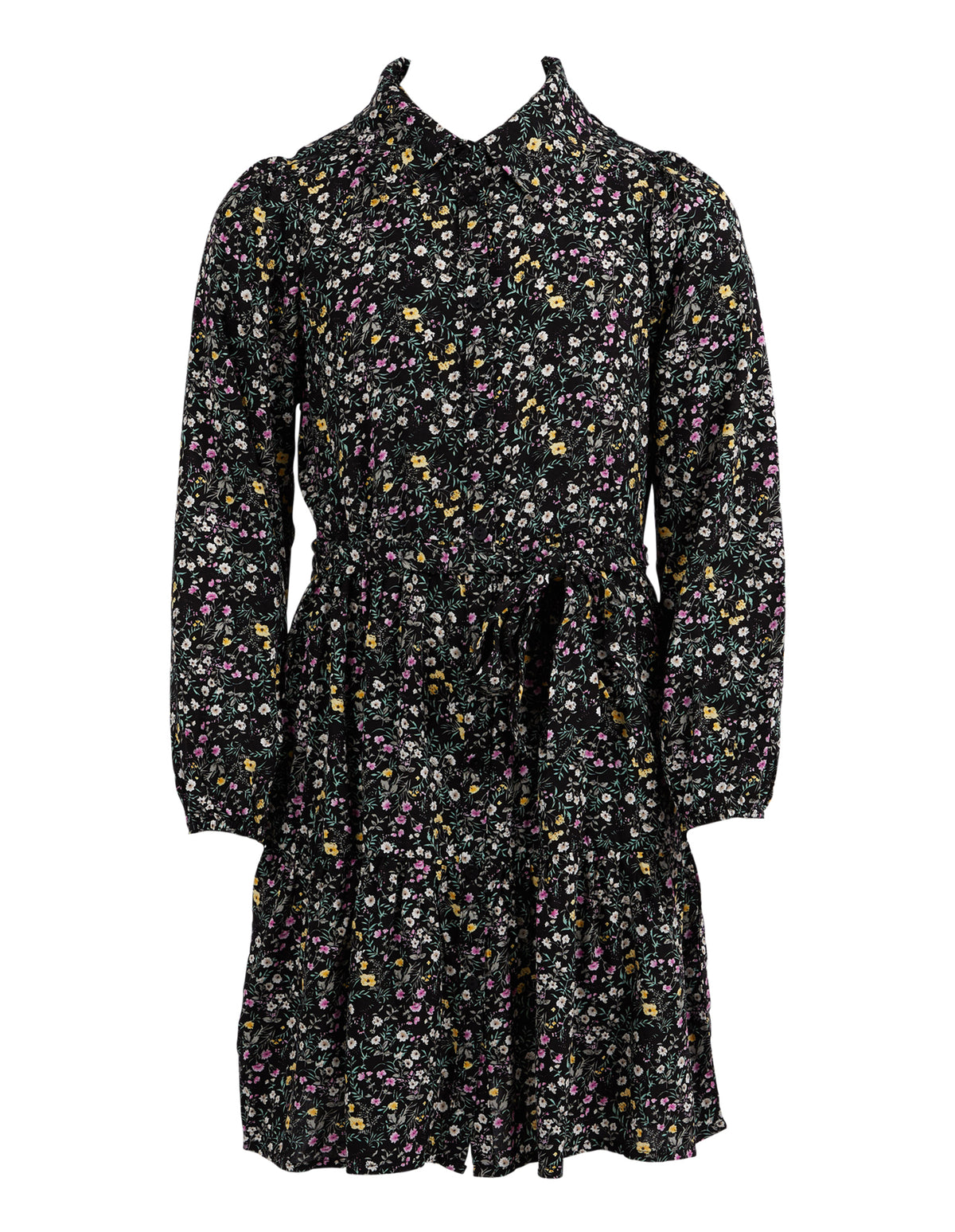 Teen Katie Long Sleeve Dress Print