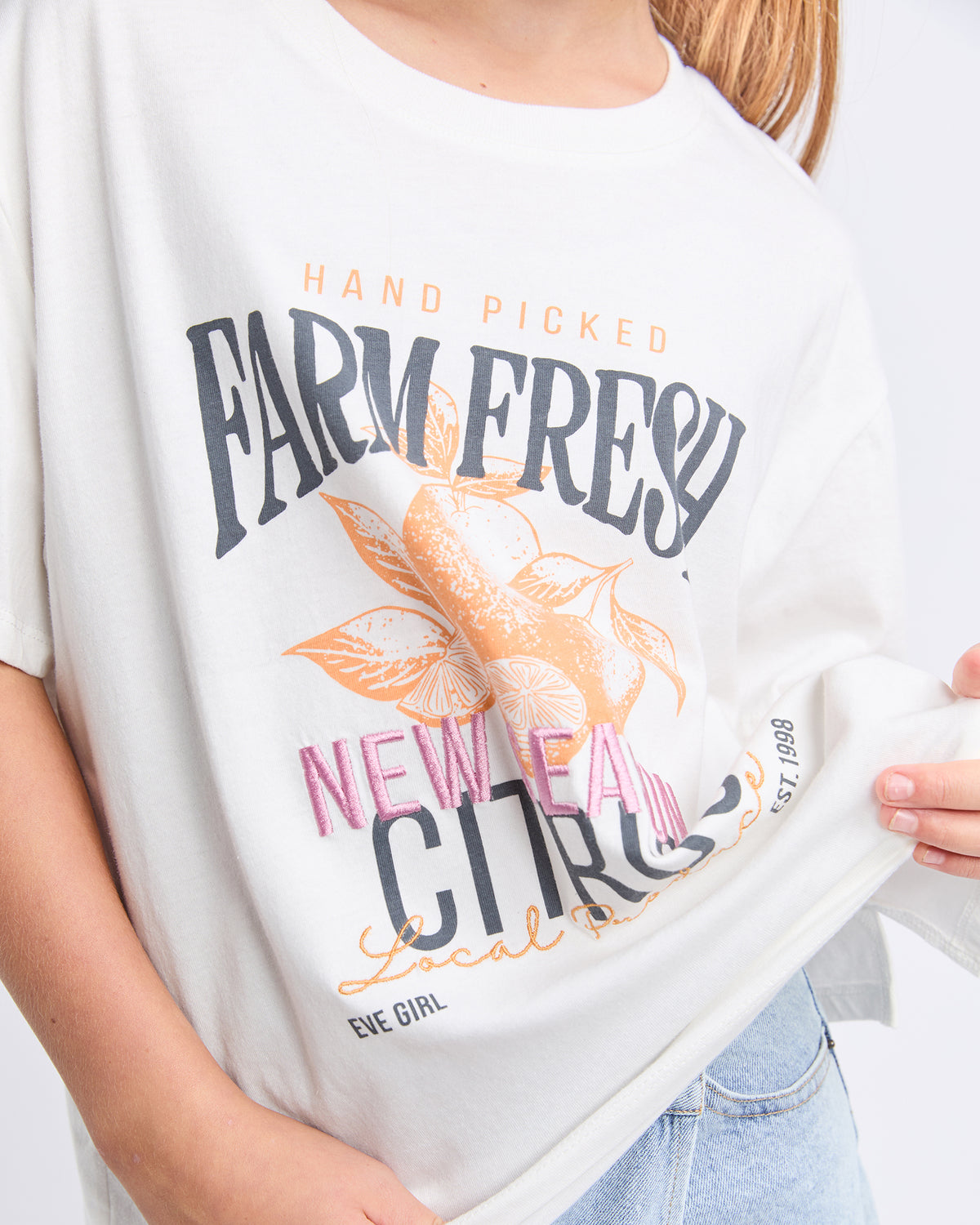 Teen New Season Relaxed Tee Vintage White