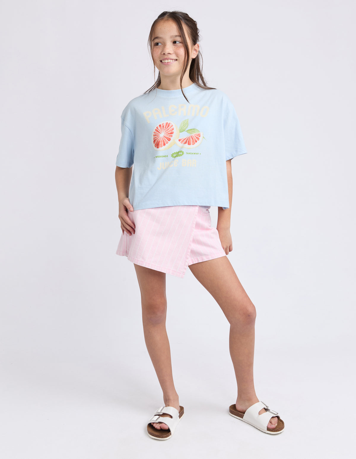 Teen Palermo Tee Light Blue
