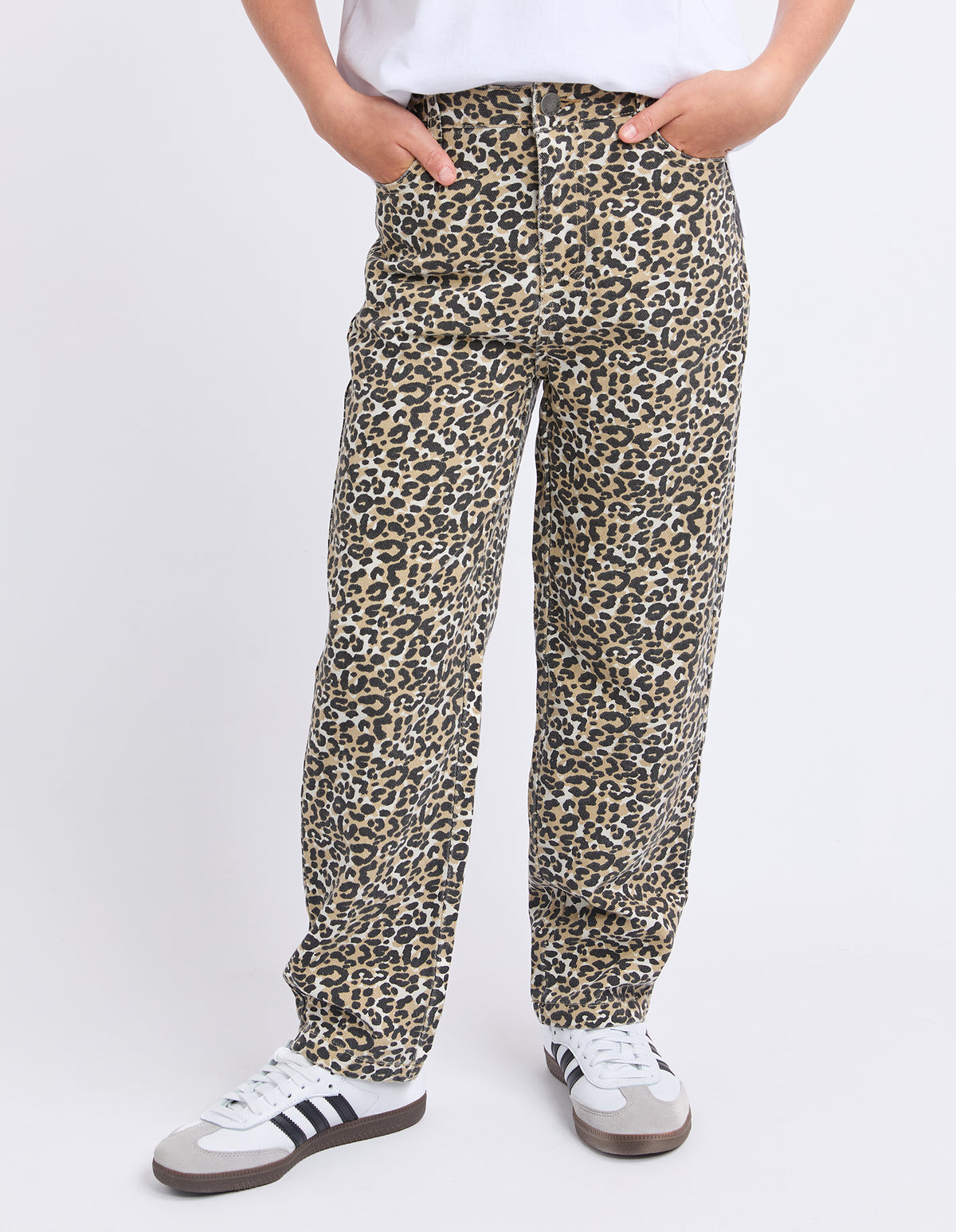 Teen Briony Leopard Jean Print