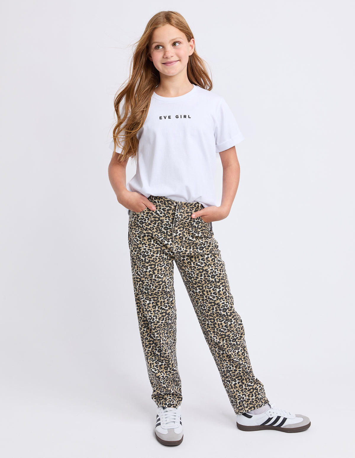 Teen Briony Leopard Jean Print