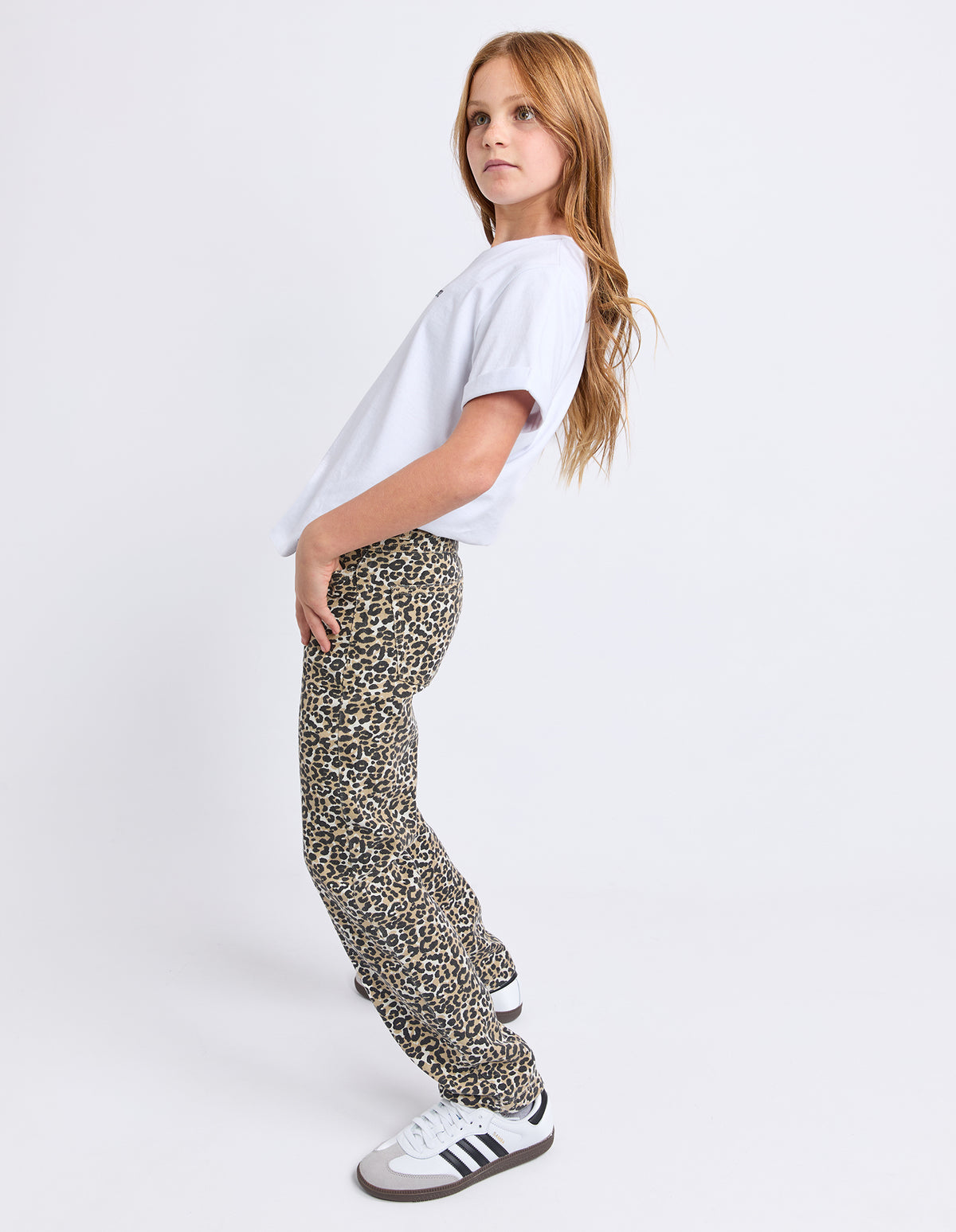 Teen Briony Leopard Jean Print