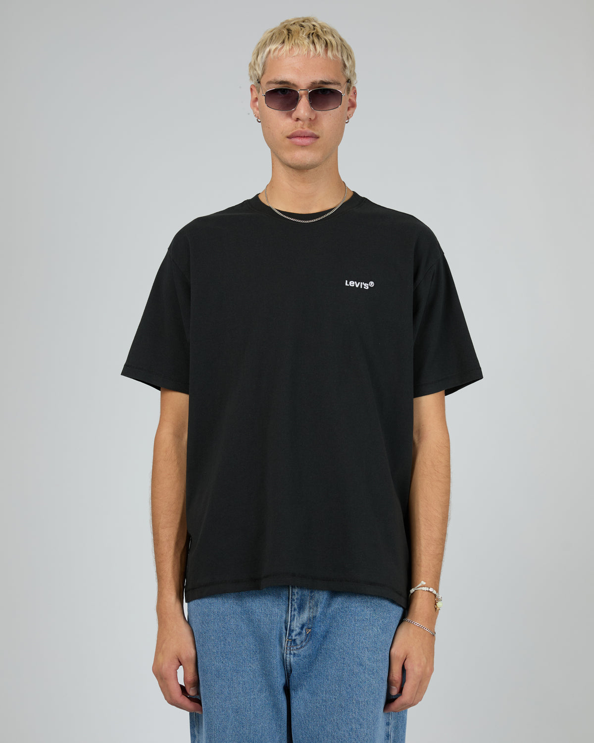 Red Tab Vintage Tee Mineral Black