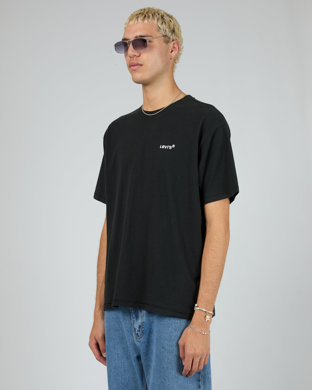 Red Tab Vintage Tee Mineral Black