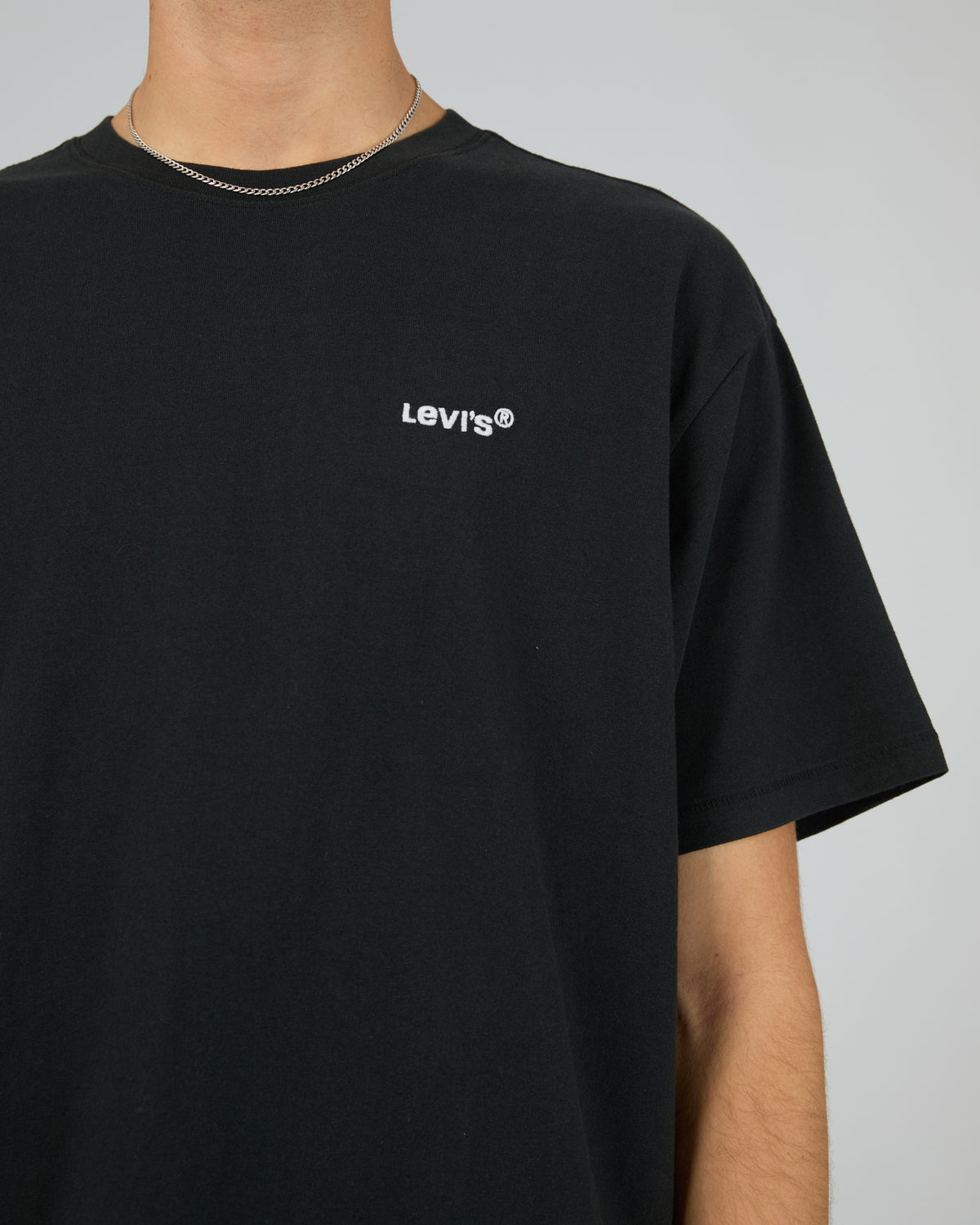 Red Tab Vintage Tee Mineral Black
