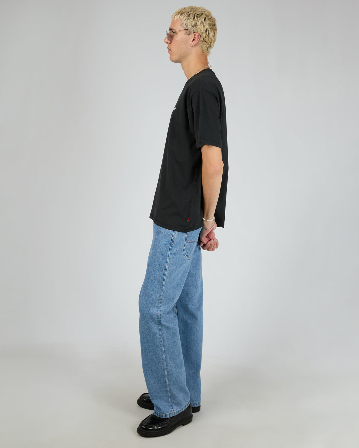 Red Tab Vintage Tee Mineral Black