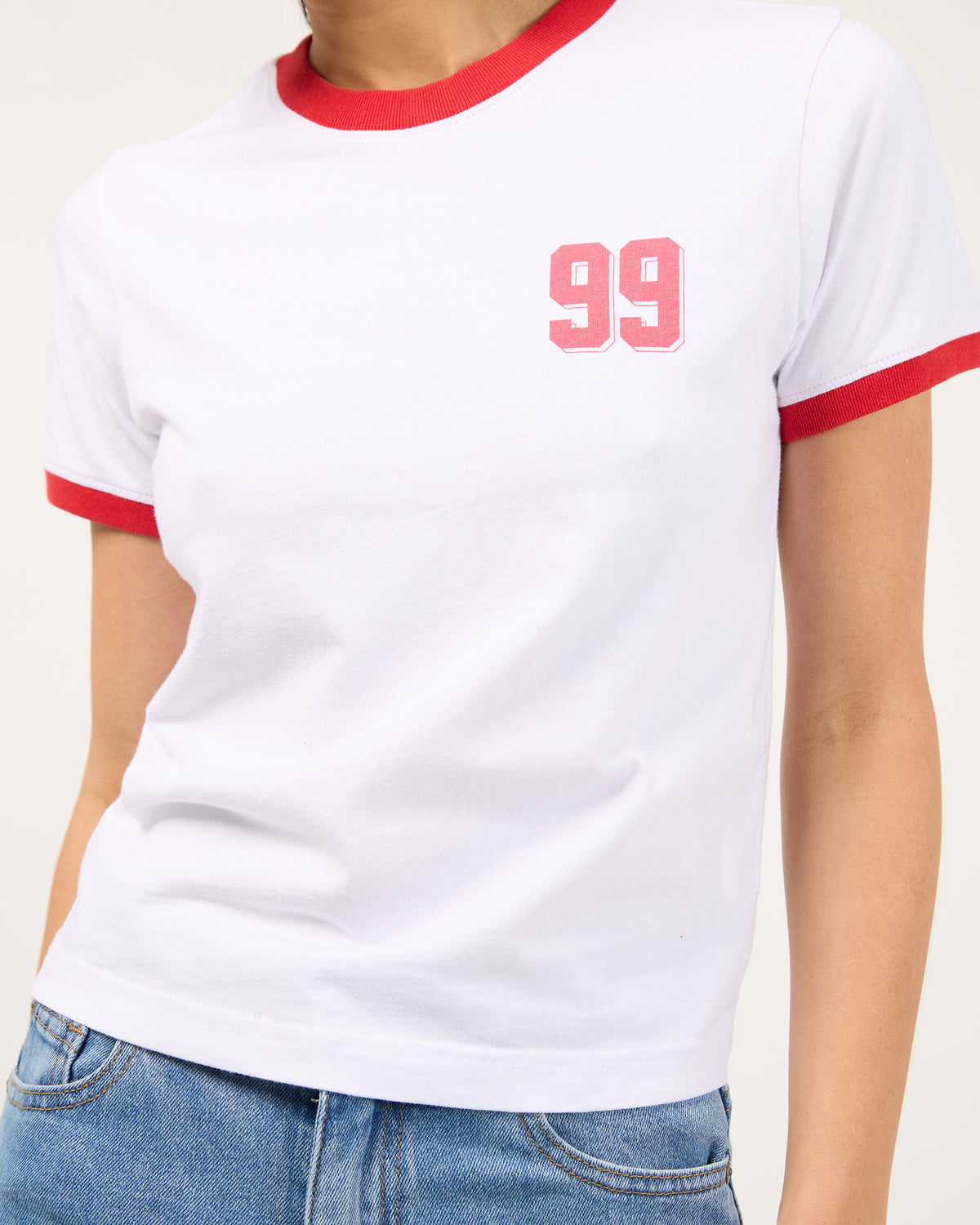 99 Boyfriend Tee White
