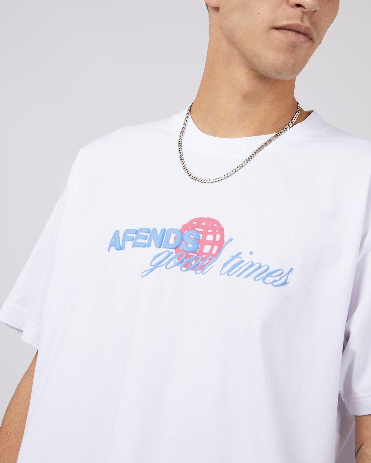Afends-Good Times Boxy Fit Tee White-Edge Clothing