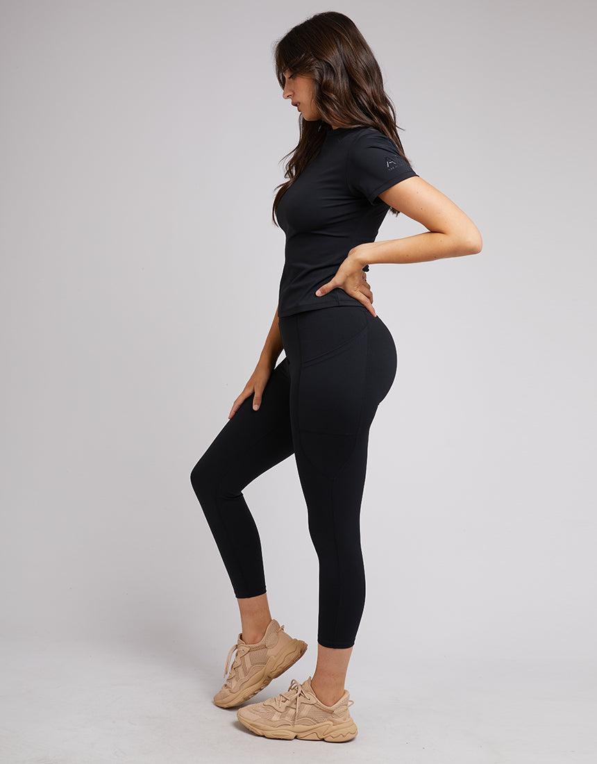 All About Eve-Active 7/8 Legging Black-Edge Clothing