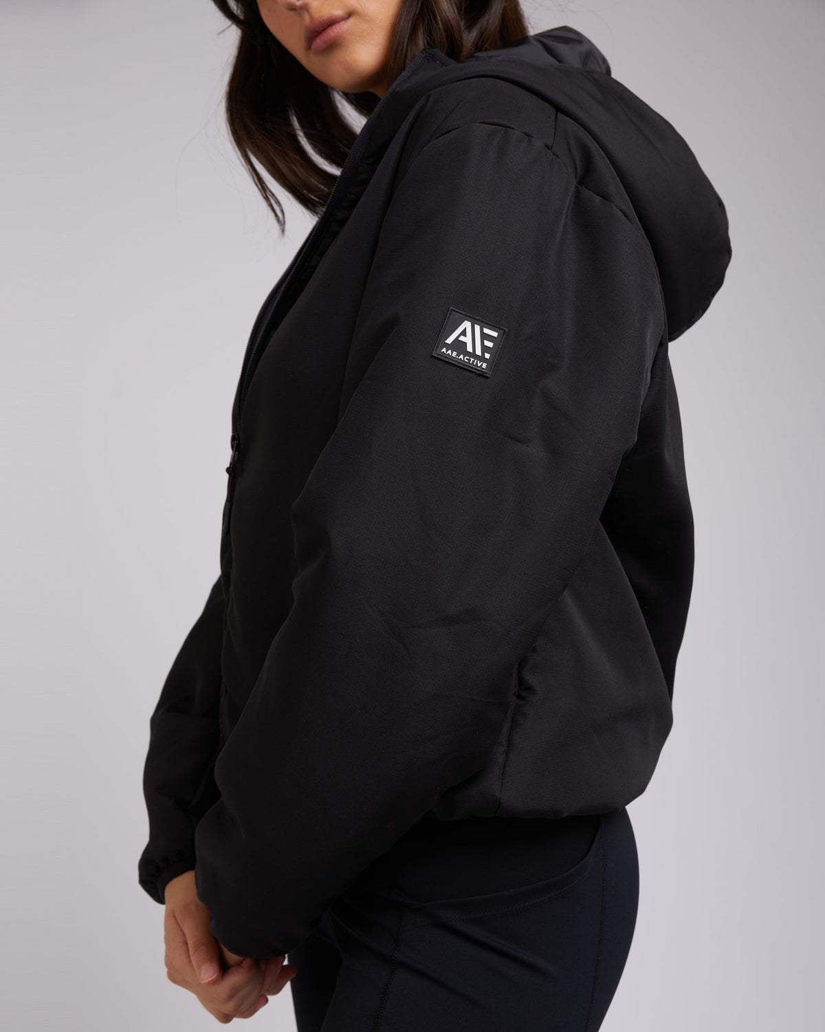 All About Eve-Active Packable Puffer Black-Edge Clothing