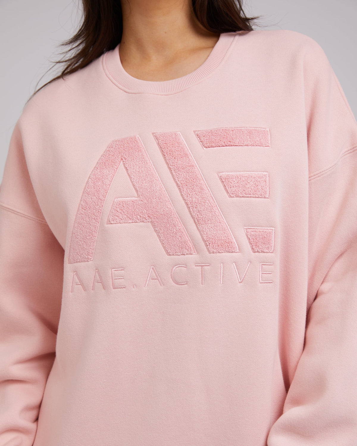 All About Eve-Base Active Crew Pink-Edge Clothing