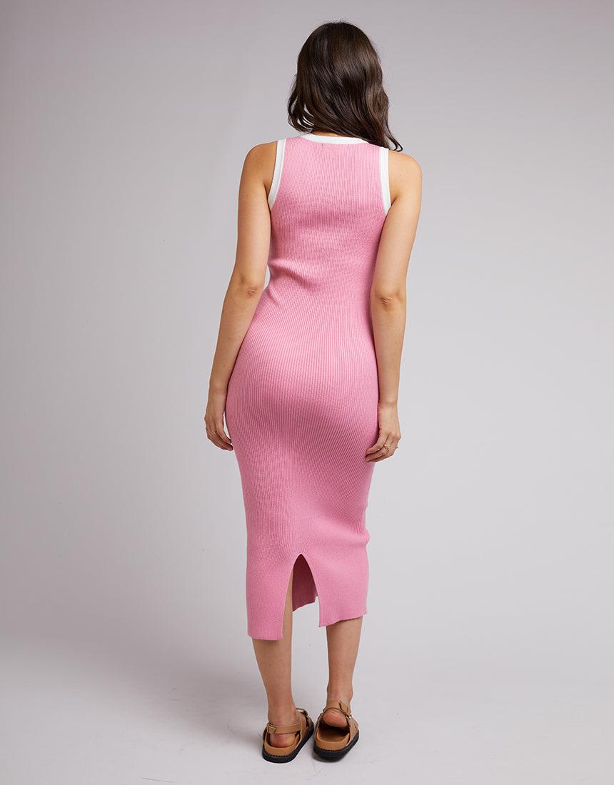 All About Eve-Charlotte Midi Dress Pink-Edge Clothing